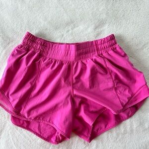 lululemon athletica Hot Pink Hotty Hot Shorts